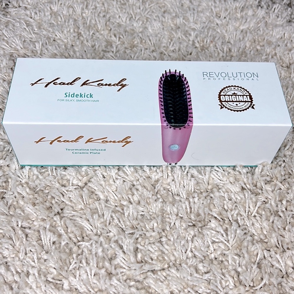 HeadKandy Sidekick Straightening Brush Heat Tool